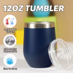 12oz Stainless Steel Insulated Travel Tumbler - Image 5