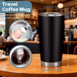 20oz Vacuum Insulated Stainless Steel Tumbler - Image 5