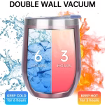 12oz Stainless Steel Insulated Travel Tumbler - Image 7