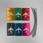 Aluminium Alloy Luggage Tag with Secure Steel Loop - Image 2