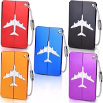 Aluminium Alloy Luggage Tag with Secure Steel Loop - Image 4