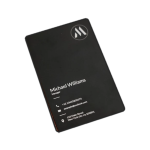 Black Anodised Aluminium Engraved Business Card - Image 8
