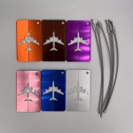 Aluminium Alloy Luggage Tag with Secure Steel Loop - Image 6
