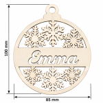 Laser Cut Christmas Ornaments in MDF - Image 5